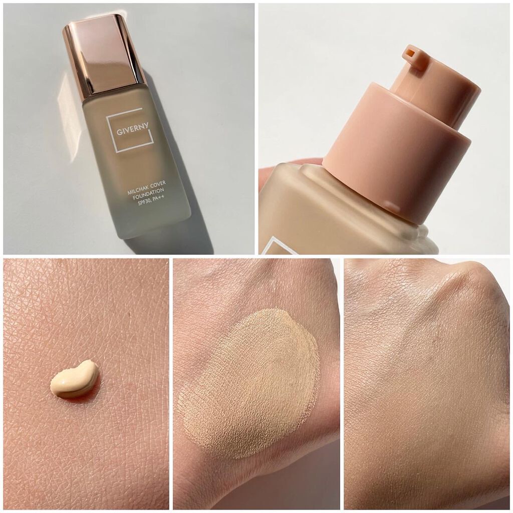 natsumi on LIPS 「.韓国コスメ【GIVERNY】.▫️密着カバーファンデーション..」(2枚目)