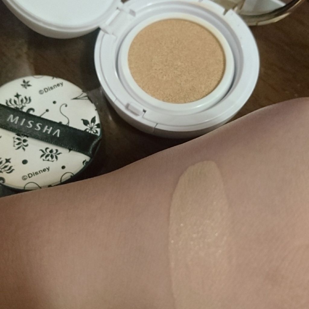 M クッション ファンデーション(モイスチャー)/MISSHA/クッションファンデーションを使ったクチコミ（3枚目）