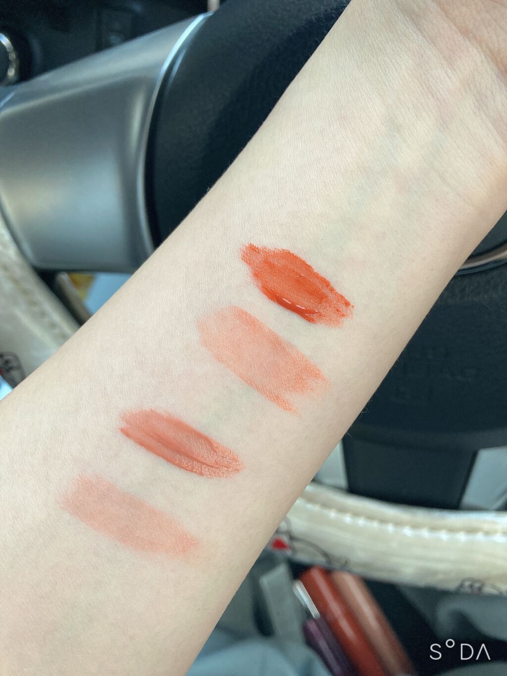 ジューシーラスティングティント/rom&nd/リップティントを使ったクチコミ(3枚目)