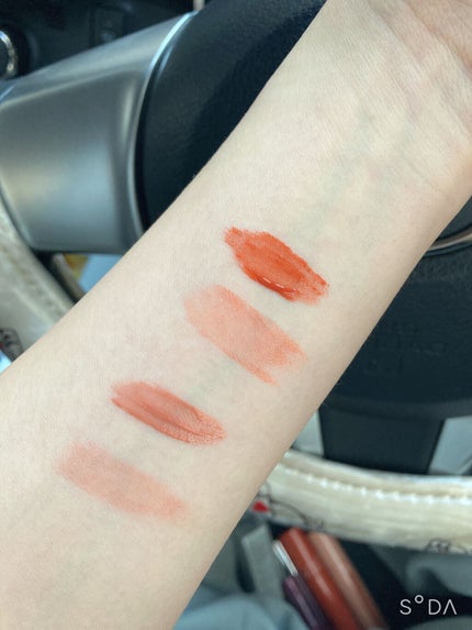 ジューシーラスティングティント/rom&nd/リップティントを使ったクチコミ(3枚目)