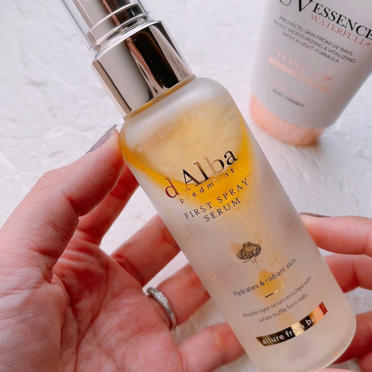 ダルバ ホワイトトリュフファーストスプレーセラム/ダルバ/ミスト状化粧水を使ったクチコミ（2枚目）