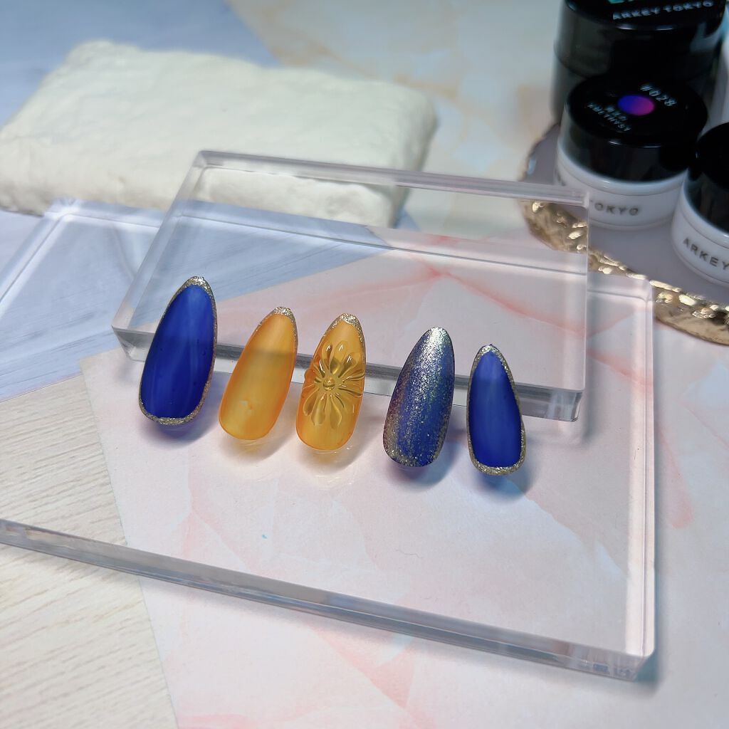 トリコカラージェル/ARKEY TOKYO/ジェルネイルを使ったクチコミ（3枚目）