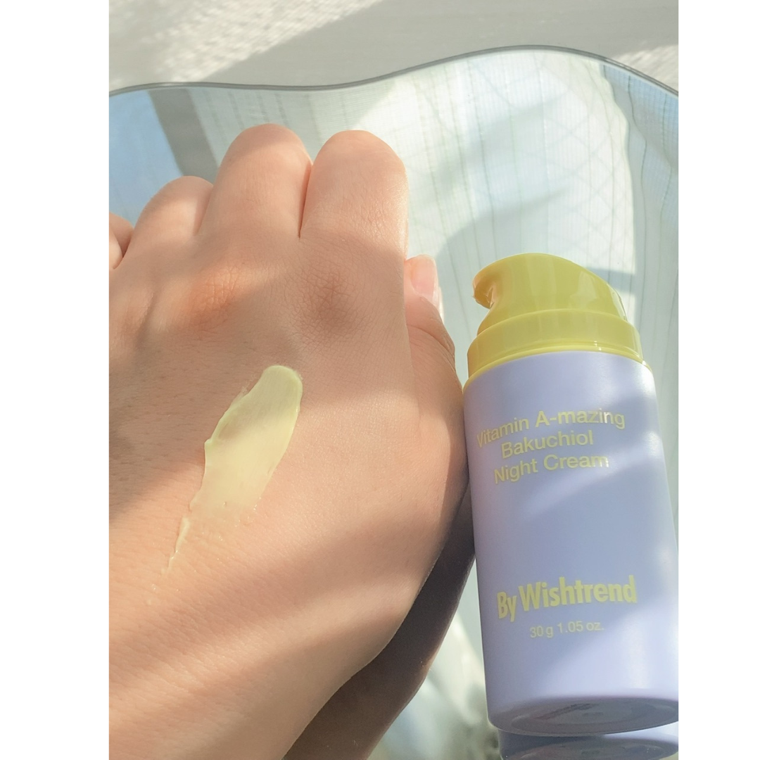 ビタミンA-mazingバクチオールナイトクリーム/By Wishtrend/フェイスクリームを使ったクチコミ(4枚目)