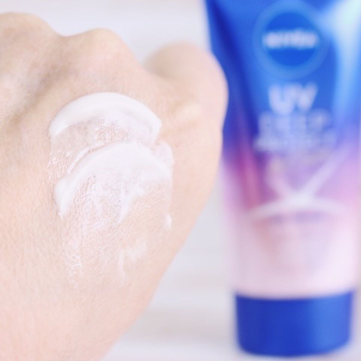 ニベアUV ディープ プロテクト&ケア トーンアップ エッセンス/ニベア/日焼け止めローションを使ったクチコミ(3枚目)