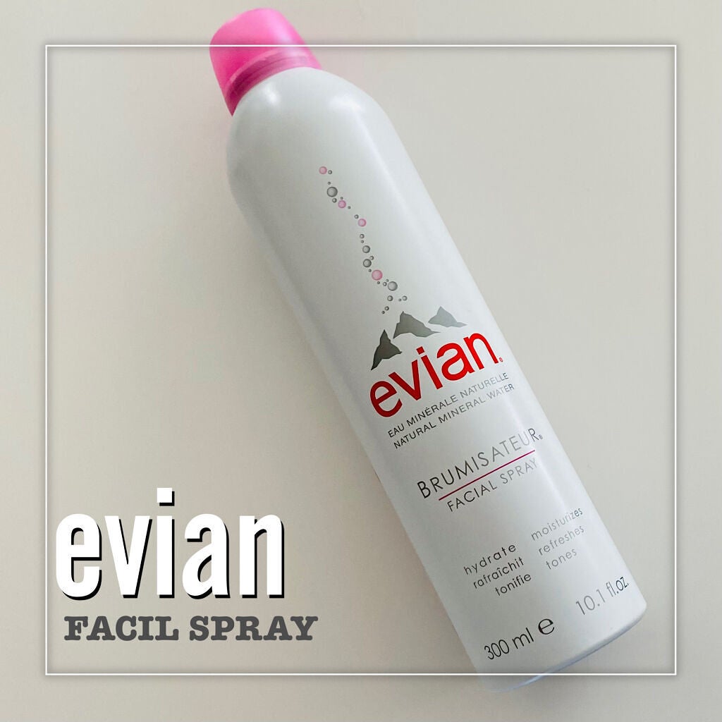 フェイシャルスプレー/エビアン/ミスト状化粧水を使ったクチコミ(2枚目)