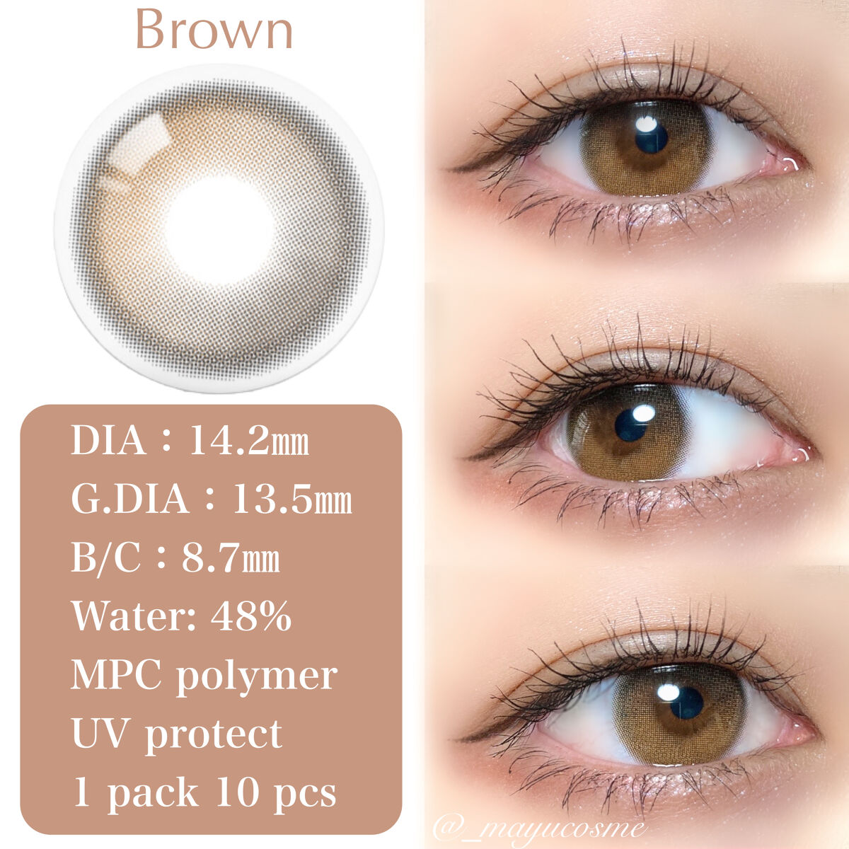 デームードワンデー(DAYMOOD 1day) 02 グレー/OLOLA/ワンデー（１DAY）カラコンを使ったクチコミ（2枚目）