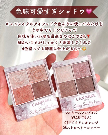 シルキースフレアイズ/キャンメイク/アイシャドウパレットを使ったクチコミ(3枚目)