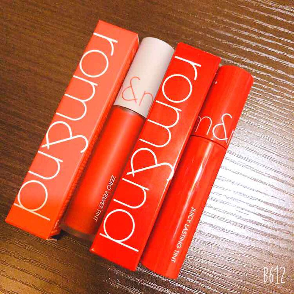 ゼロベルベットティント/rom&nd/リップティントを使ったクチコミ（1枚目）