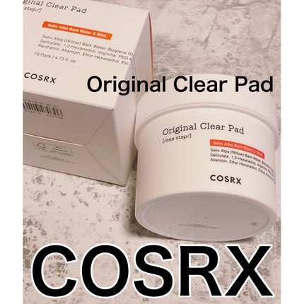 ワンステップオリジナルクリアパッド/COSRX/トナーパッドを使ったクチコミ(1枚目)