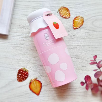 MILK BUBBLE ESSENCE PACK #STRAWBERRY/G9SKIN/美容液を使ったクチコミ(1枚目)