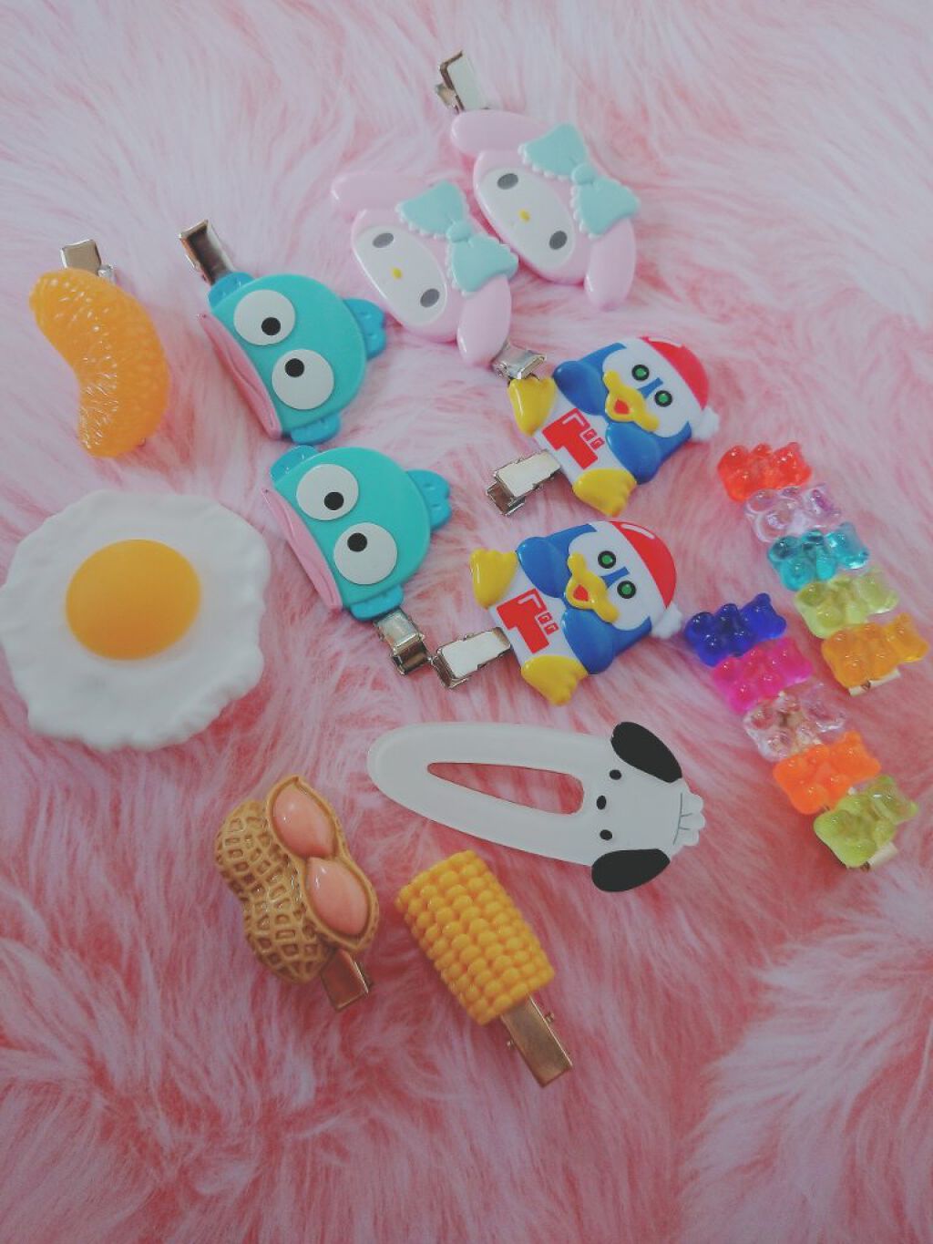 前髪クリップ/サンリオ/ヘアアクセサリーを使ったクチコミ（1枚目）