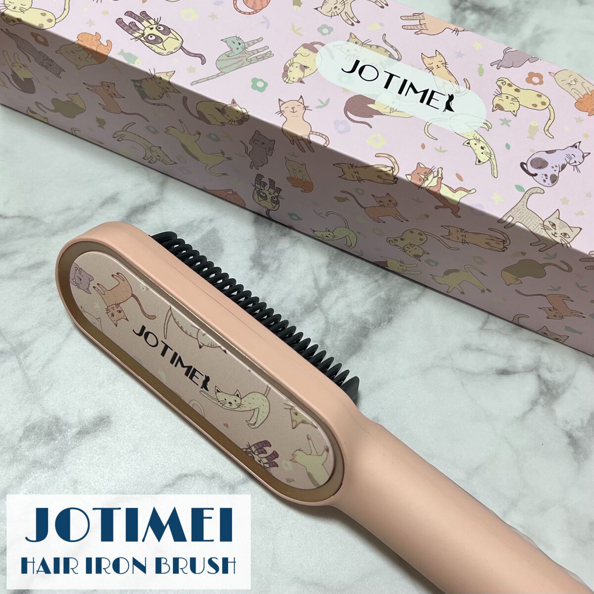 ヘアアイロン ブラシ/jotimei/ヒートブラシを使ったクチコミ（1枚目）