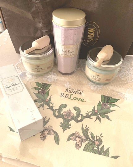 ミネラルパウダー/SABON/無機塩系入浴剤を使ったクチコミ(1枚目)