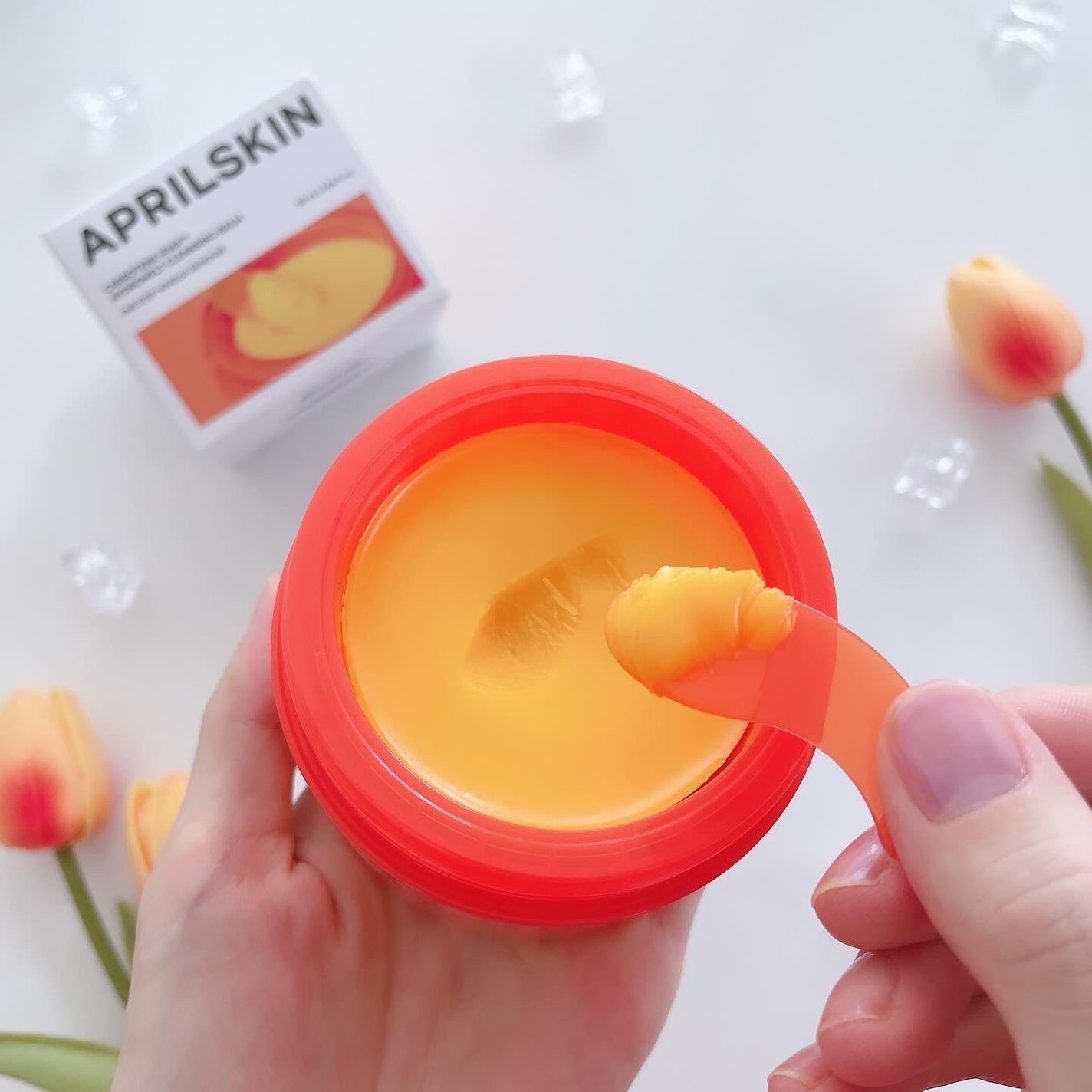 カロテンIPMP(TM) とろけるクレンジングバーム /APRILSKIN/クレンジングバームを使ったクチコミ(2枚目)