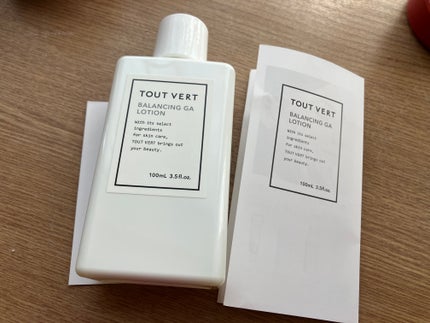 バランシングGAローション/TOUT VERT/化粧水を使ったクチコミ(1枚目)
