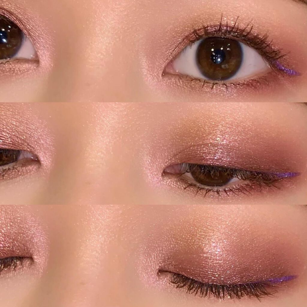 フラッシュクリエイター EX05 Super Orchid/LUNASOL/リキッドアイライナーを使ったクチコミ（2枚目）