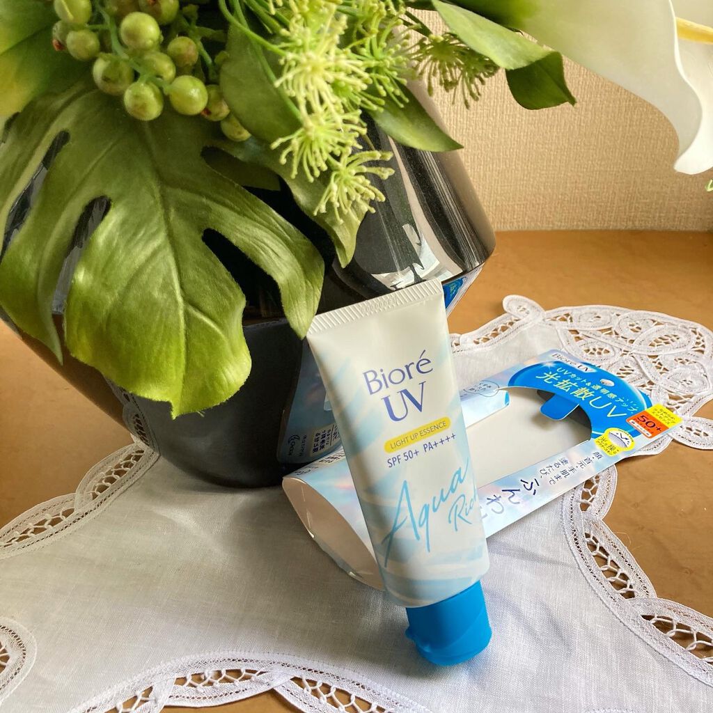 ビオレUV アクアリッチ ライトアップエッセンス/ビオレ/日焼け止めクリームを使ったクチコミ（1枚目）
