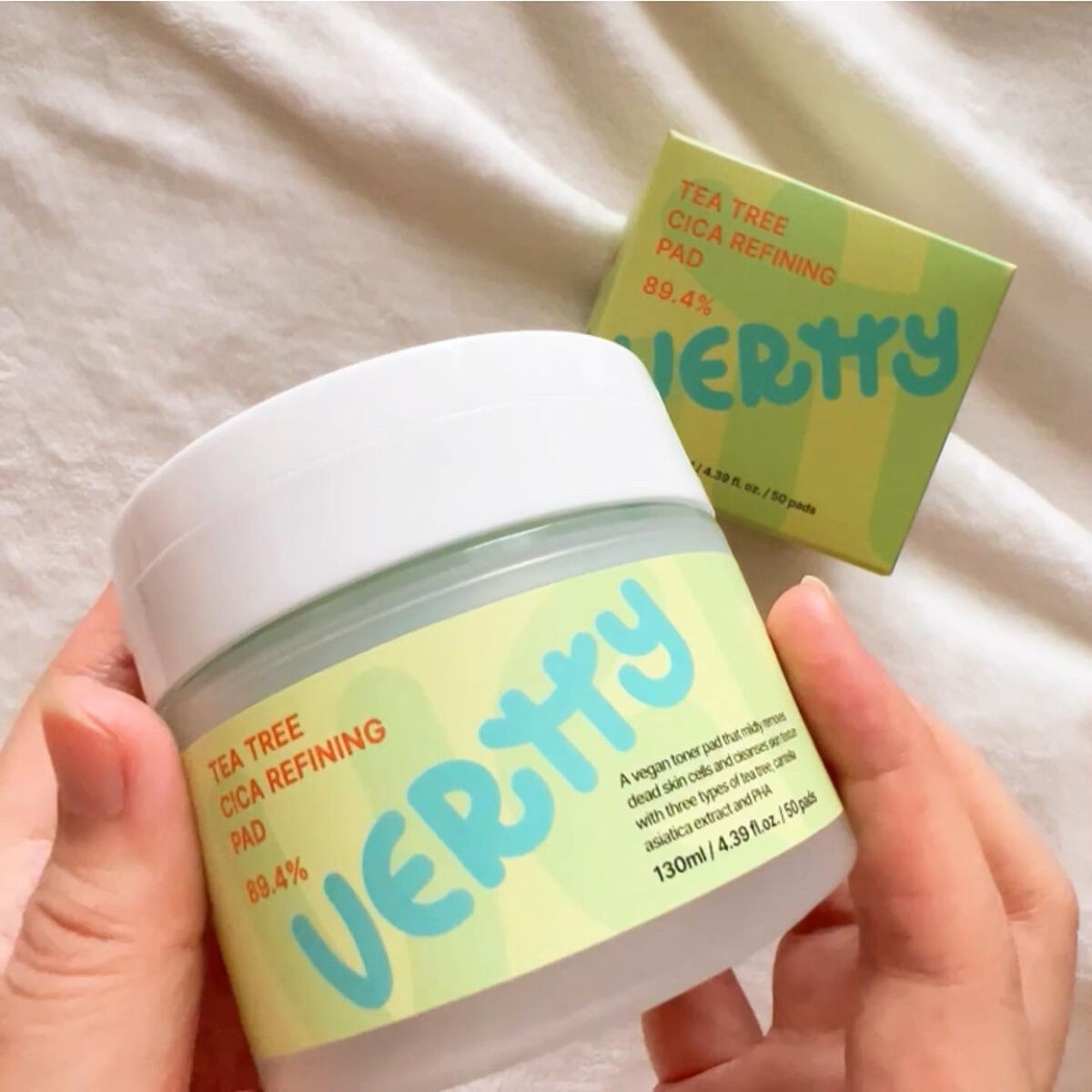 ティーツリー シカ89.4% リファイニングパッド/Vertty/トナーパッドを使ったクチコミ（3枚目）