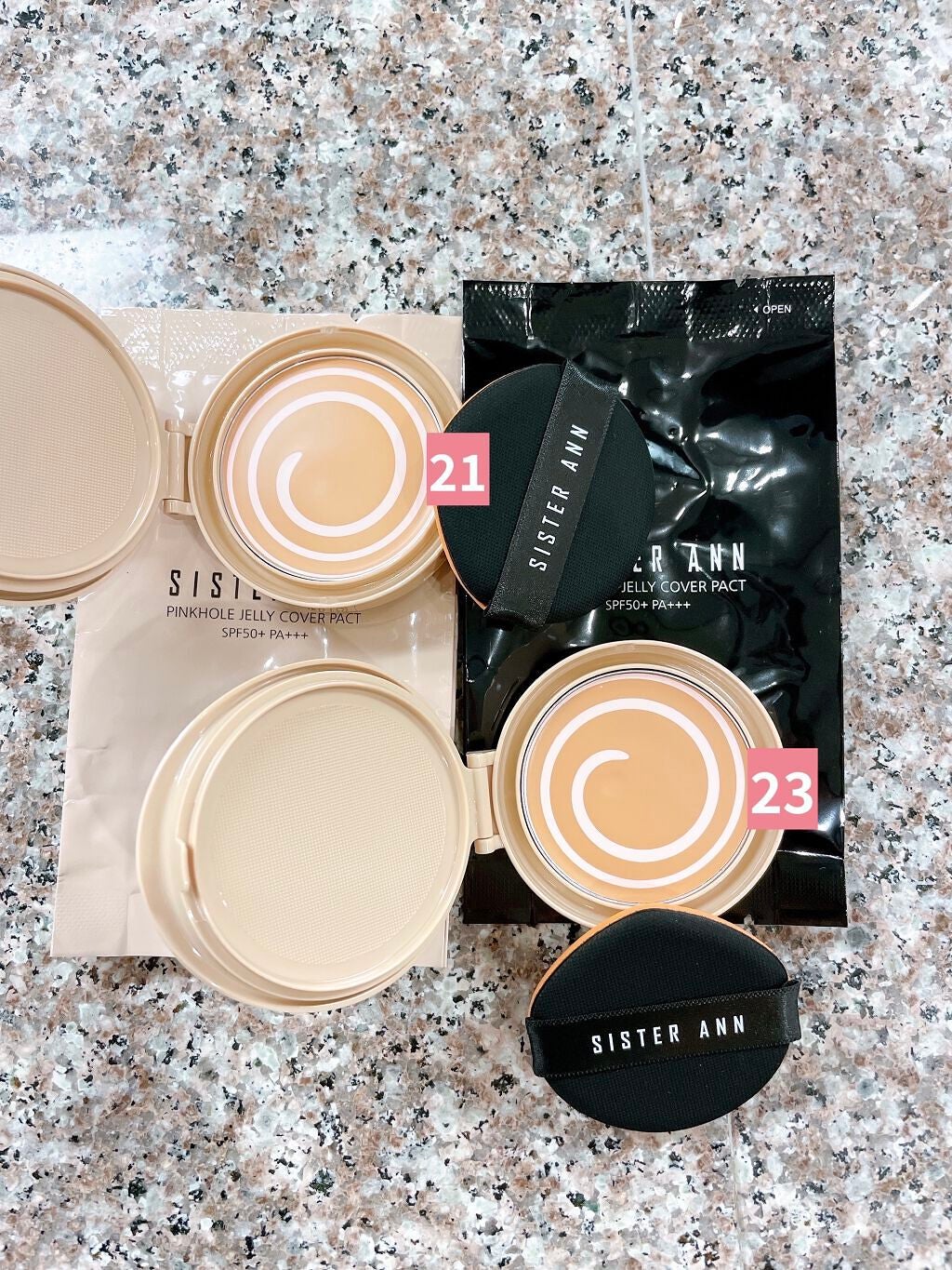 ジェリーカバーパクト/SISTER ANN/クリーム・エマルジョンファンデーションを使ったクチコミ(2枚目)