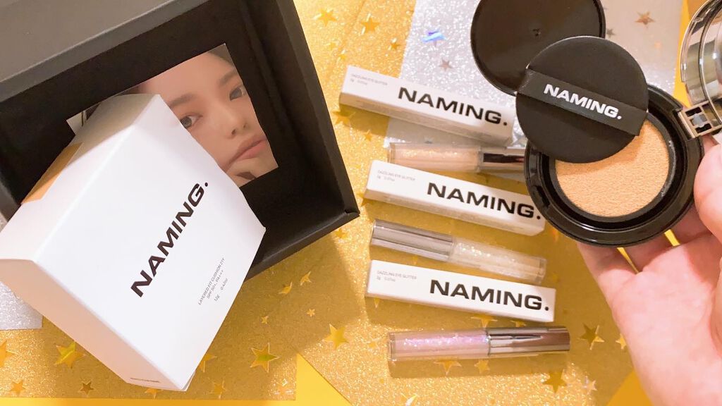  ダズリングアイグリッター/NAMING./リキッドアイシャドウを使ったクチコミ（1枚目）