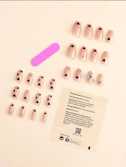 ネイルチップ/SHEIN/ネイルチップ・パーツを使ったクチコミ(2枚目)