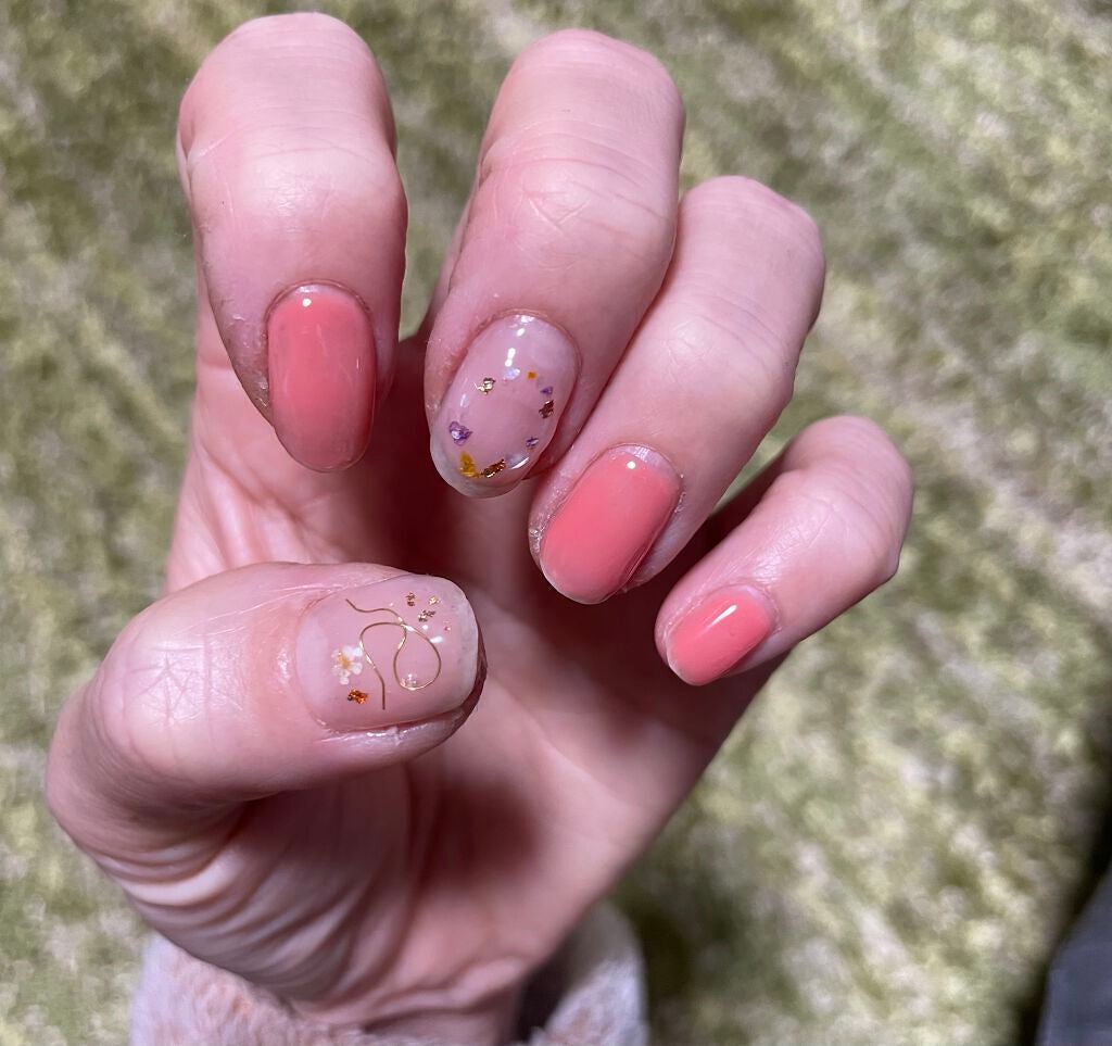 ジェルネイル(ライト対応)/セリア/ジェルネイルを使ったクチコミ(1枚目)