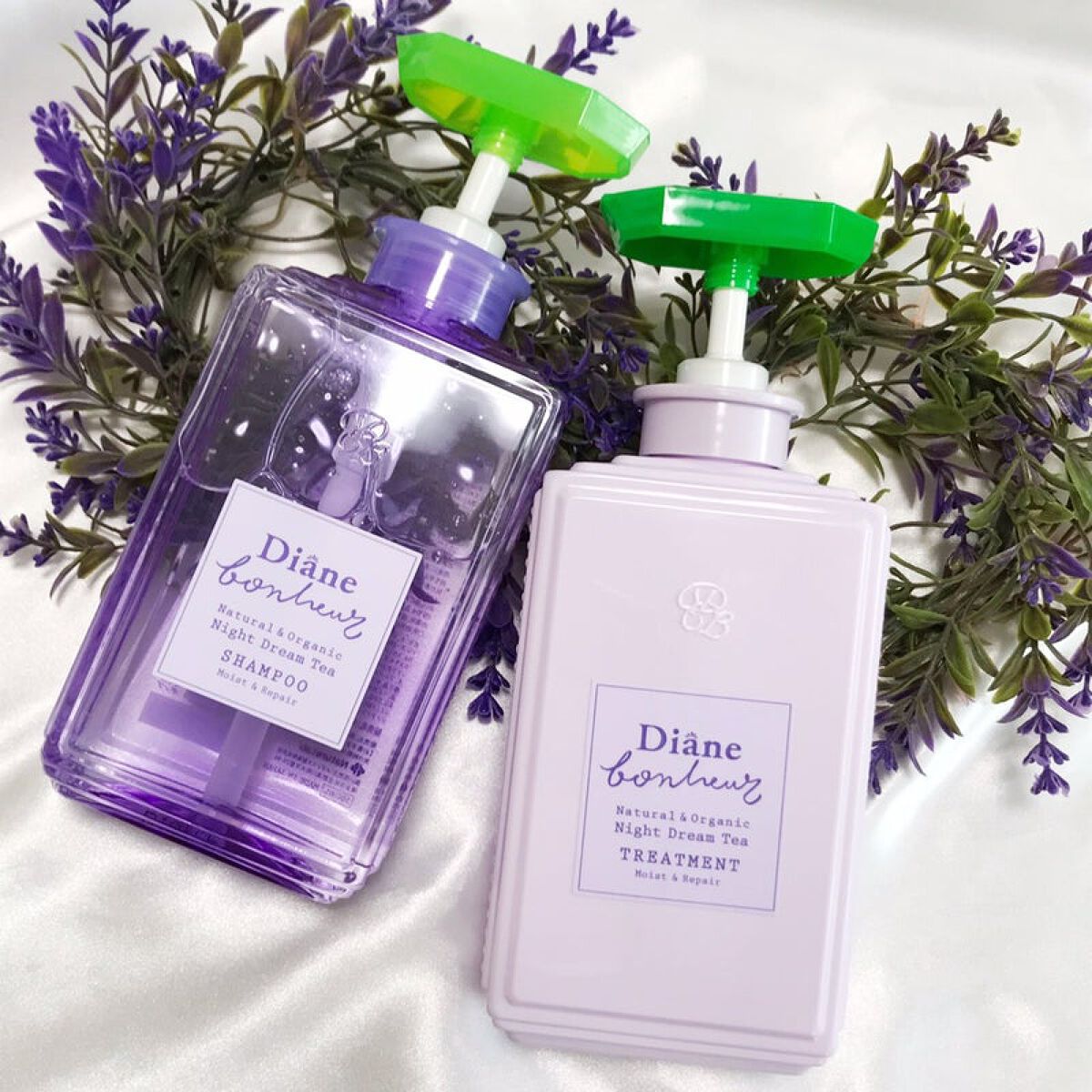 ダイアンボヌール モイスト&リペア シャンプー/トリートメント ナイトドリームティーの香り/ダイアン/市販シャンプーを使ったクチコミ(1枚目)