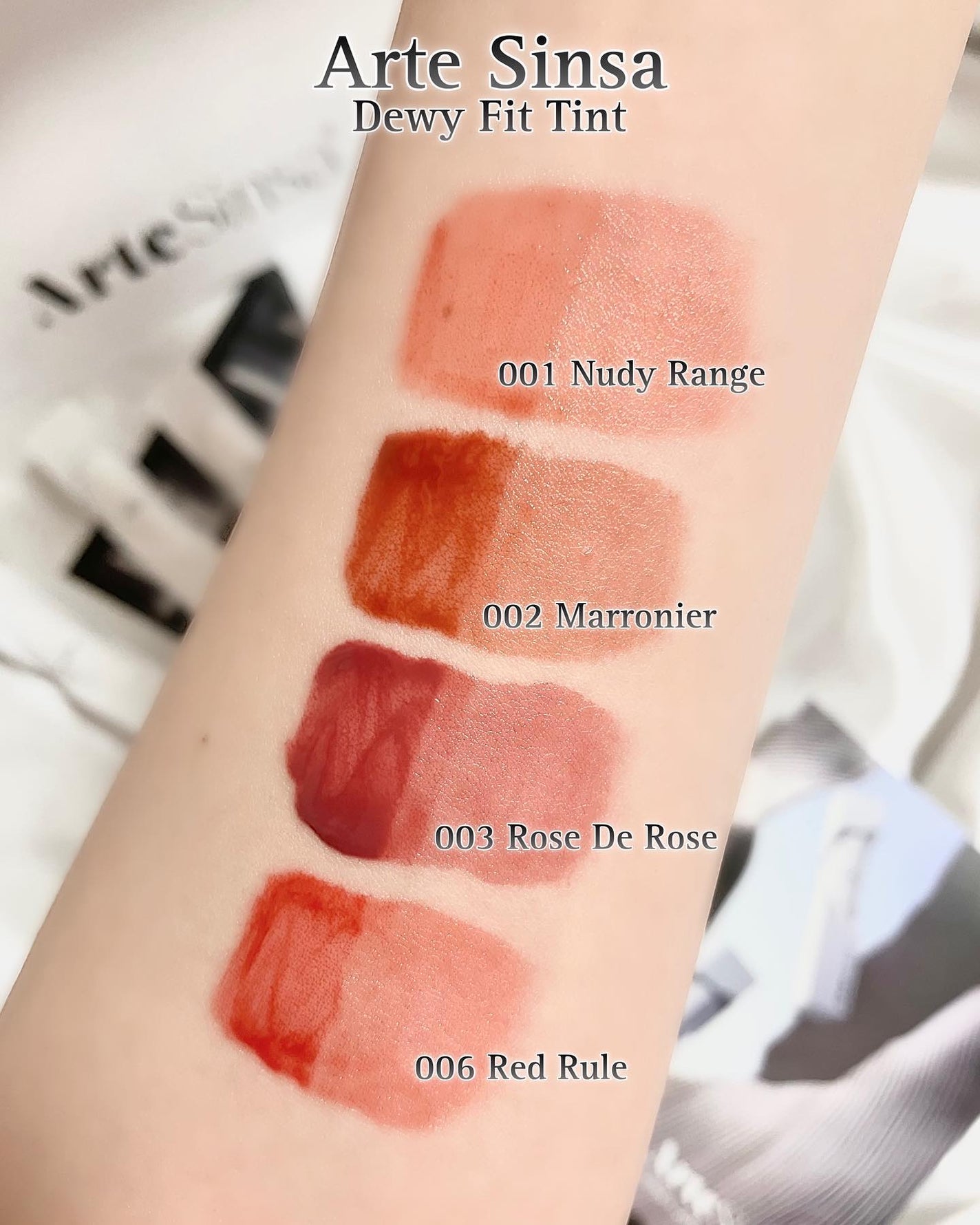 ビルダブルデューイフィットティント/ArteSinsa/リップティントを使ったクチコミ(7枚目)