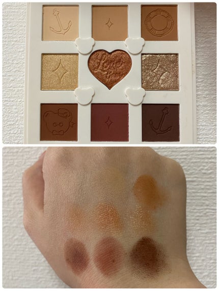 Love Bear 9色 アイシャドウパレット/FlowerKnows/アイシャドウパレットを使ったクチコミ(5枚目)