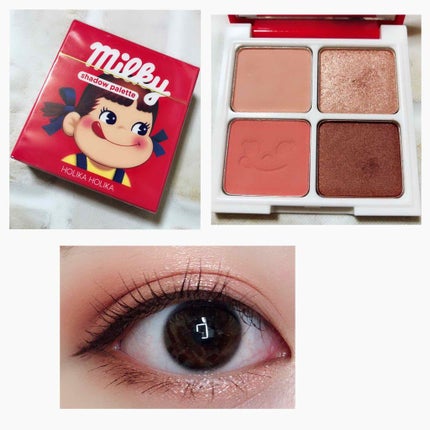 スイートペコエディション アイシャドウパレット/HOLIKA HOLIKA/アイシャドウパレットを使ったクチコミ(1枚目)