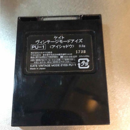 ヴィンテージモードアイズ/KATE/アイシャドウパレットを使ったクチコミ(2枚目)