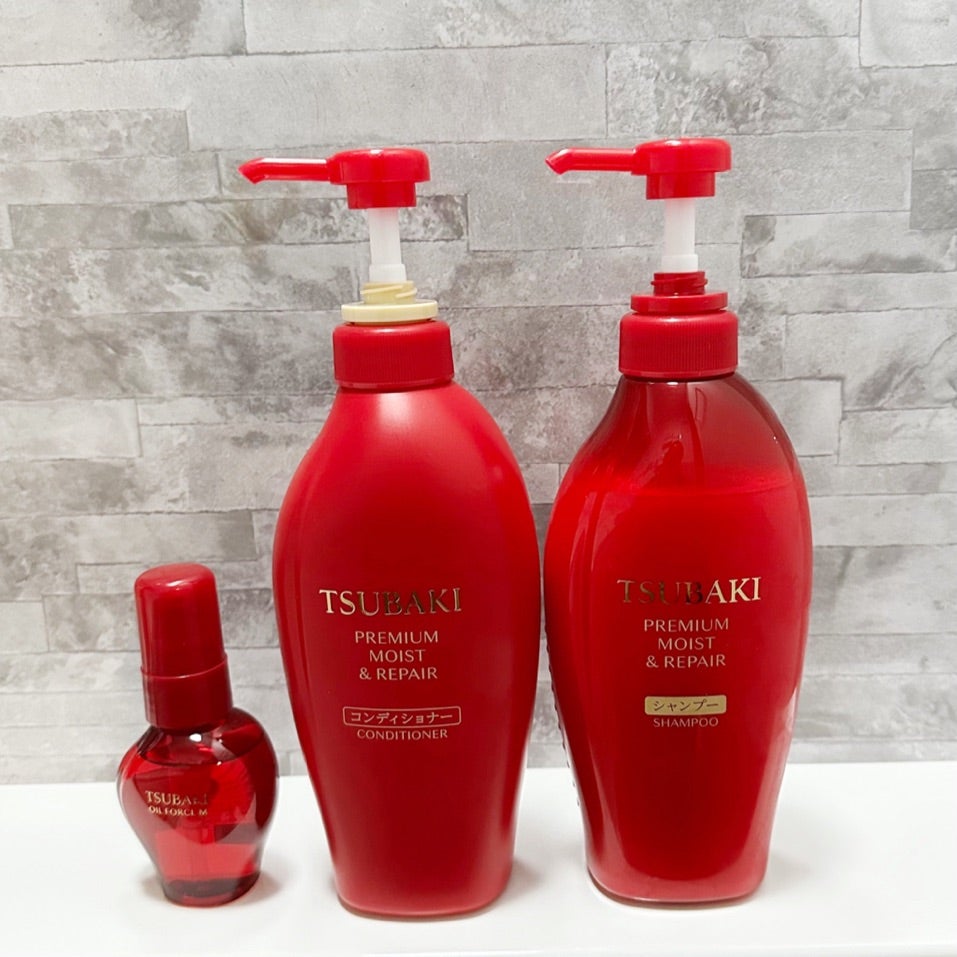 TSUBAKI プレミアム モイスト＆リペア シャンプー/コンディショナー コンディショナー（450mL）/TSUBAKI/市販シャンプーを使ったクチコミ（1枚目）