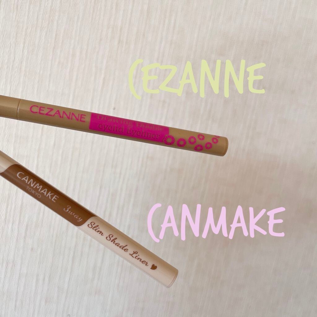 描くふたえアイライナー/CEZANNE/リキッドアイライナーを使ったクチコミ(1枚目)