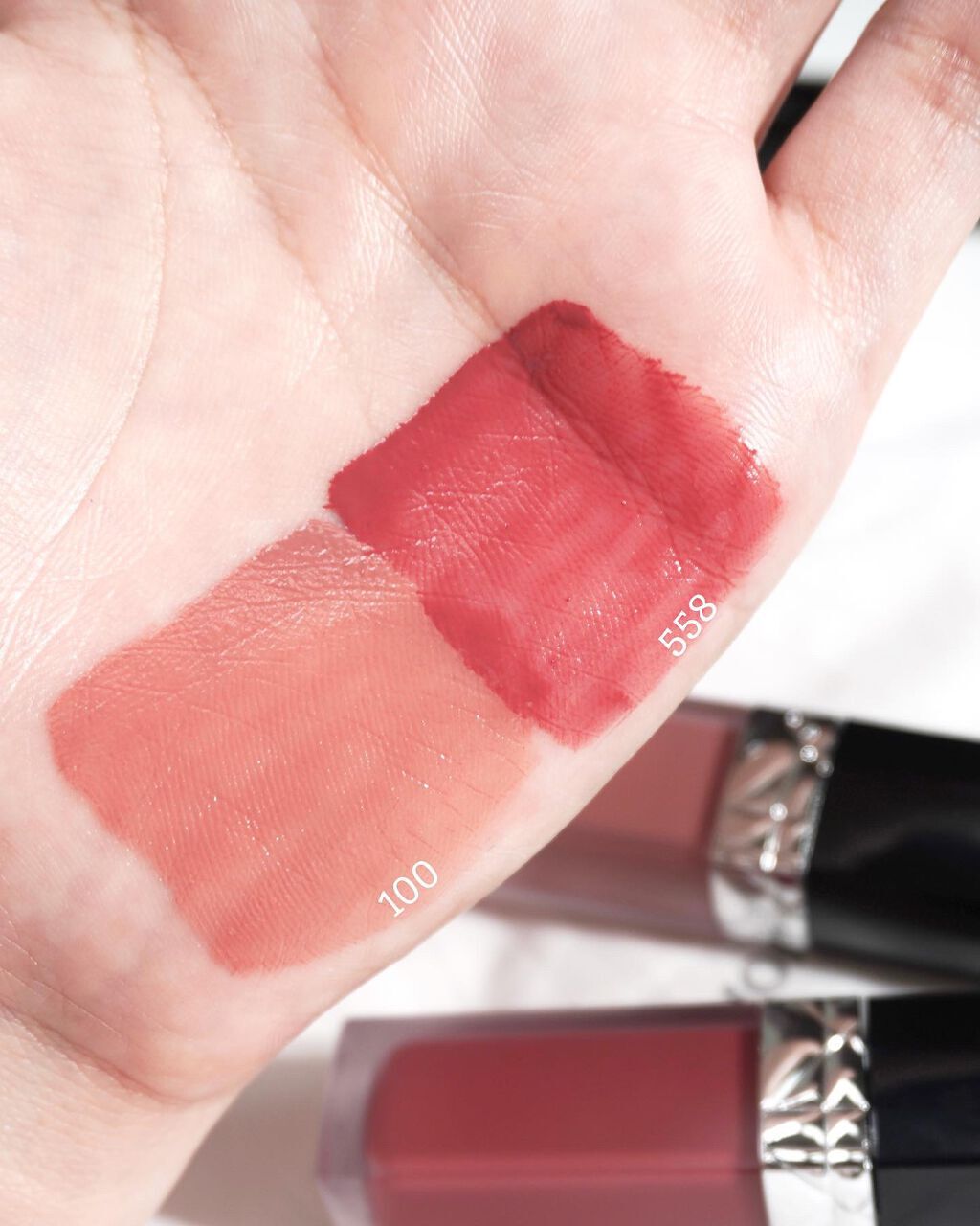 ルージュ ディオール フォーエヴァー リキッド/Dior/口紅を使ったクチコミ(2枚目)