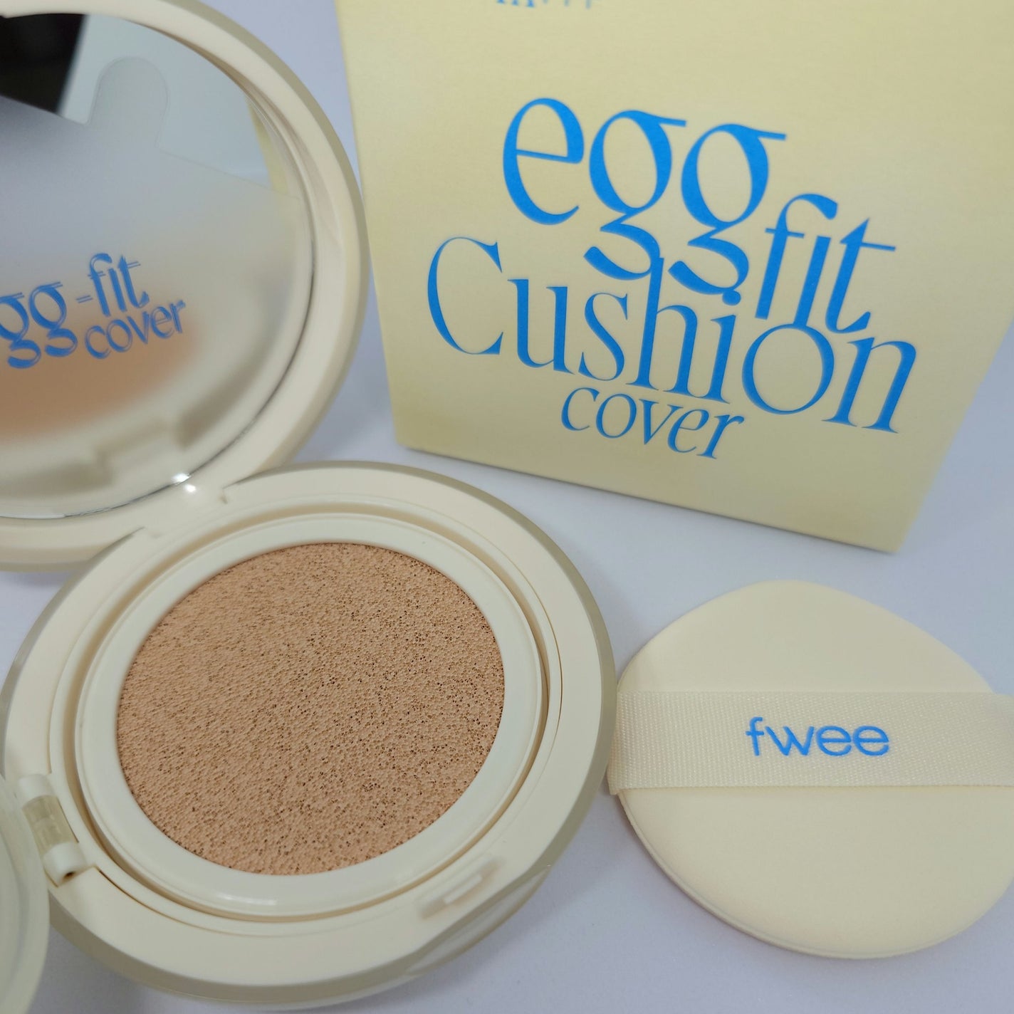 フィー クッションエッグフィットカバー/fwee/クッションファンデーションを使ったクチコミ(2枚目)