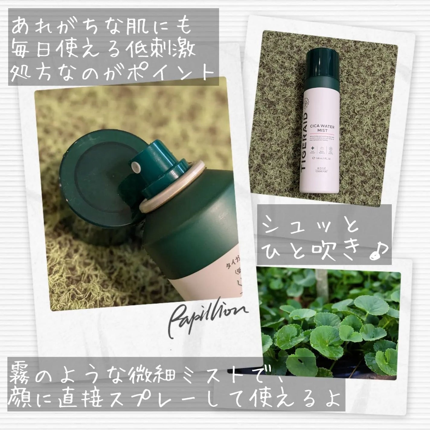 薬用 CICA ウォーターミスト/タイガレイド/ミスト状化粧水を使ったクチコミ(3枚目)