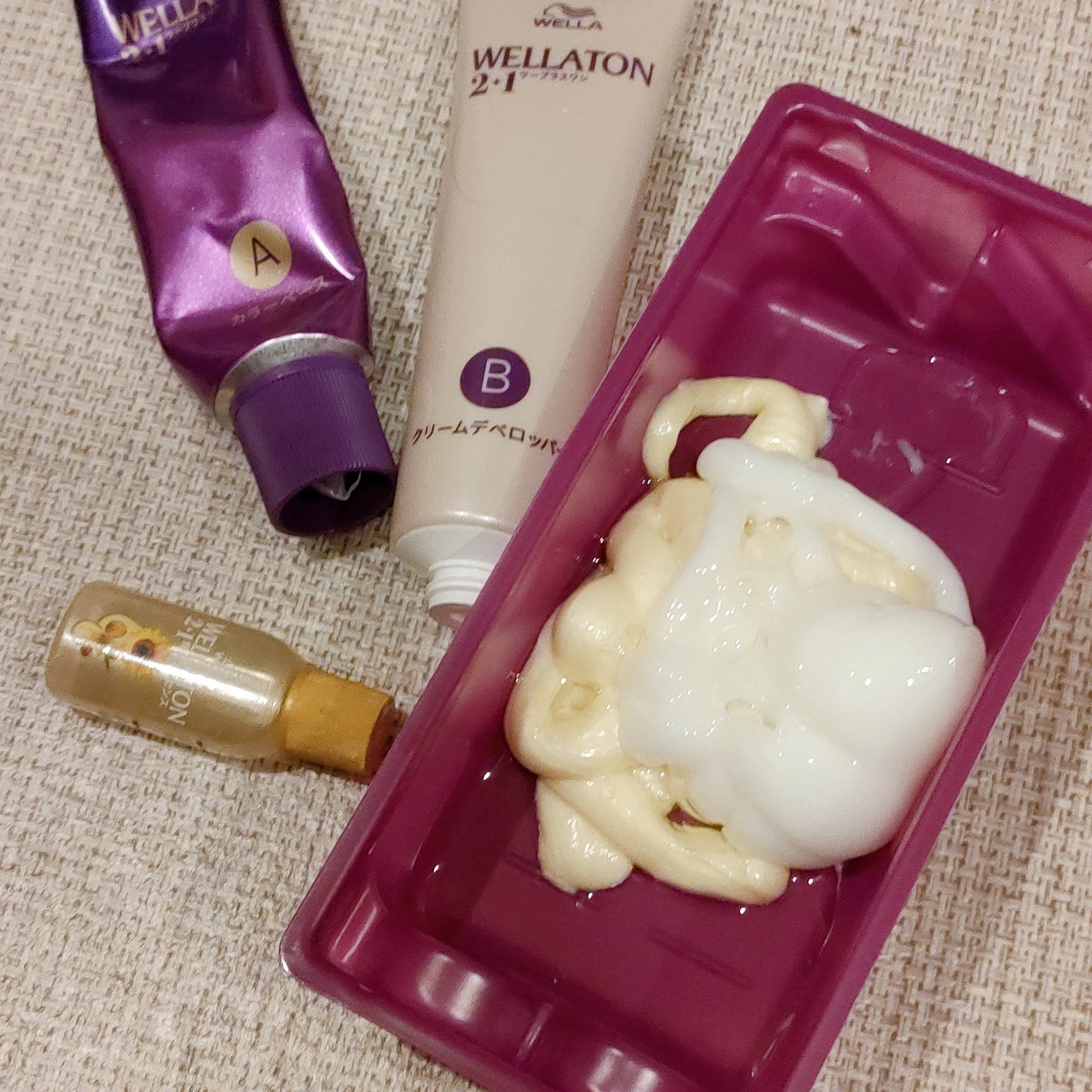 ウエラトーン ツープラスワン クリームタイプ/ウエラ/ヘアカラーを使ったクチコミ(2枚目)