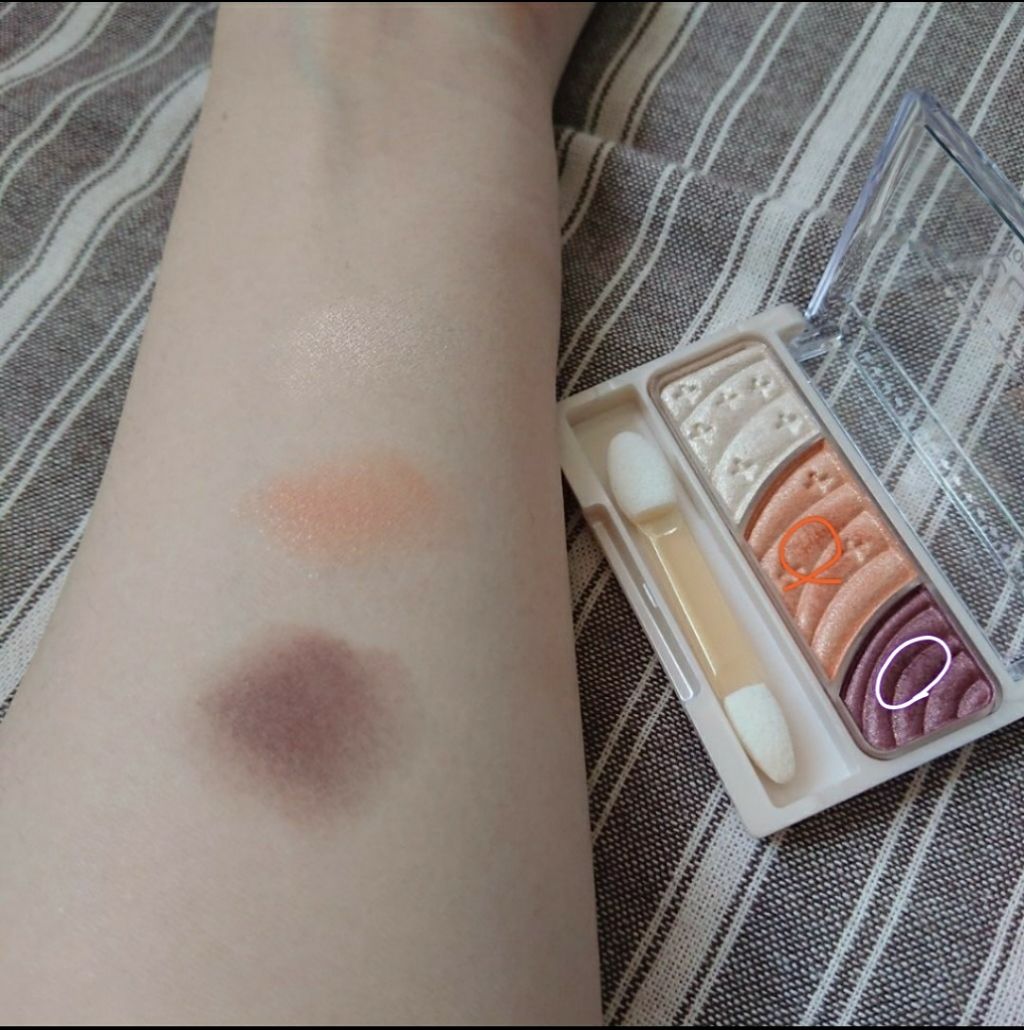 トーンアップアイシャドウ/CEZANNE/アイシャドウパレットを使ったクチコミ（3枚目）