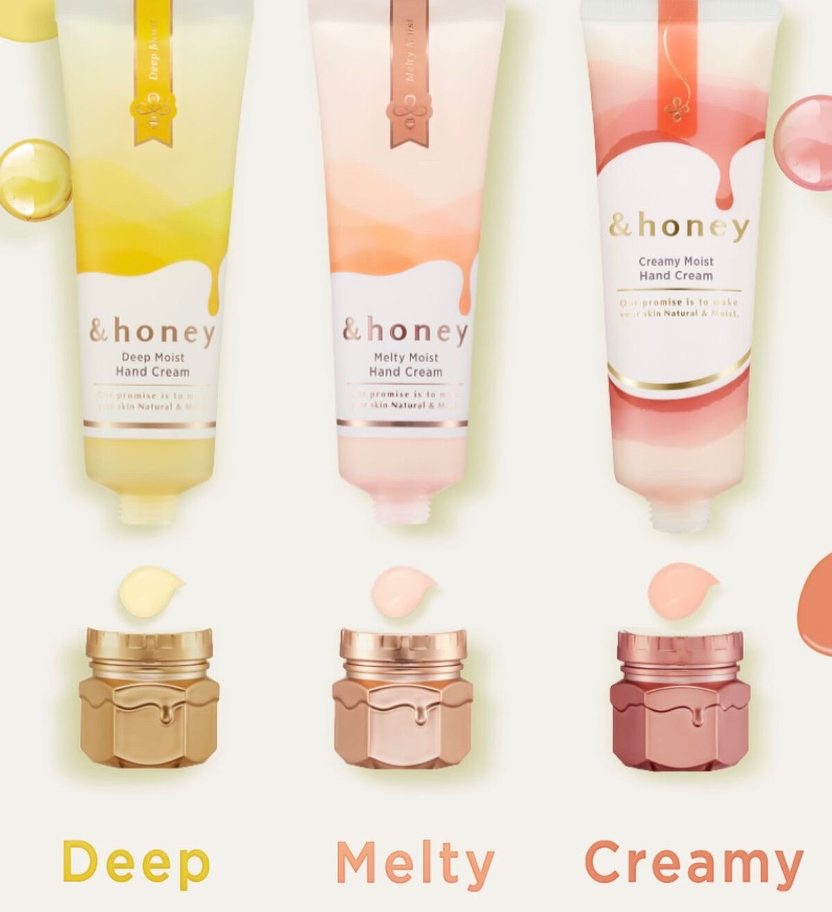 アンドハニー　ディープモイスト ハンドクリーム/&honey/ハンドクリームを使ったクチコミ（3枚目）