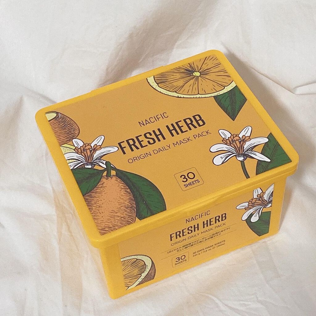 フレッシュハーブオリジンデイリーマスクパック/NACIFIC/シートマスク・パックを使ったクチコミ(2枚目)