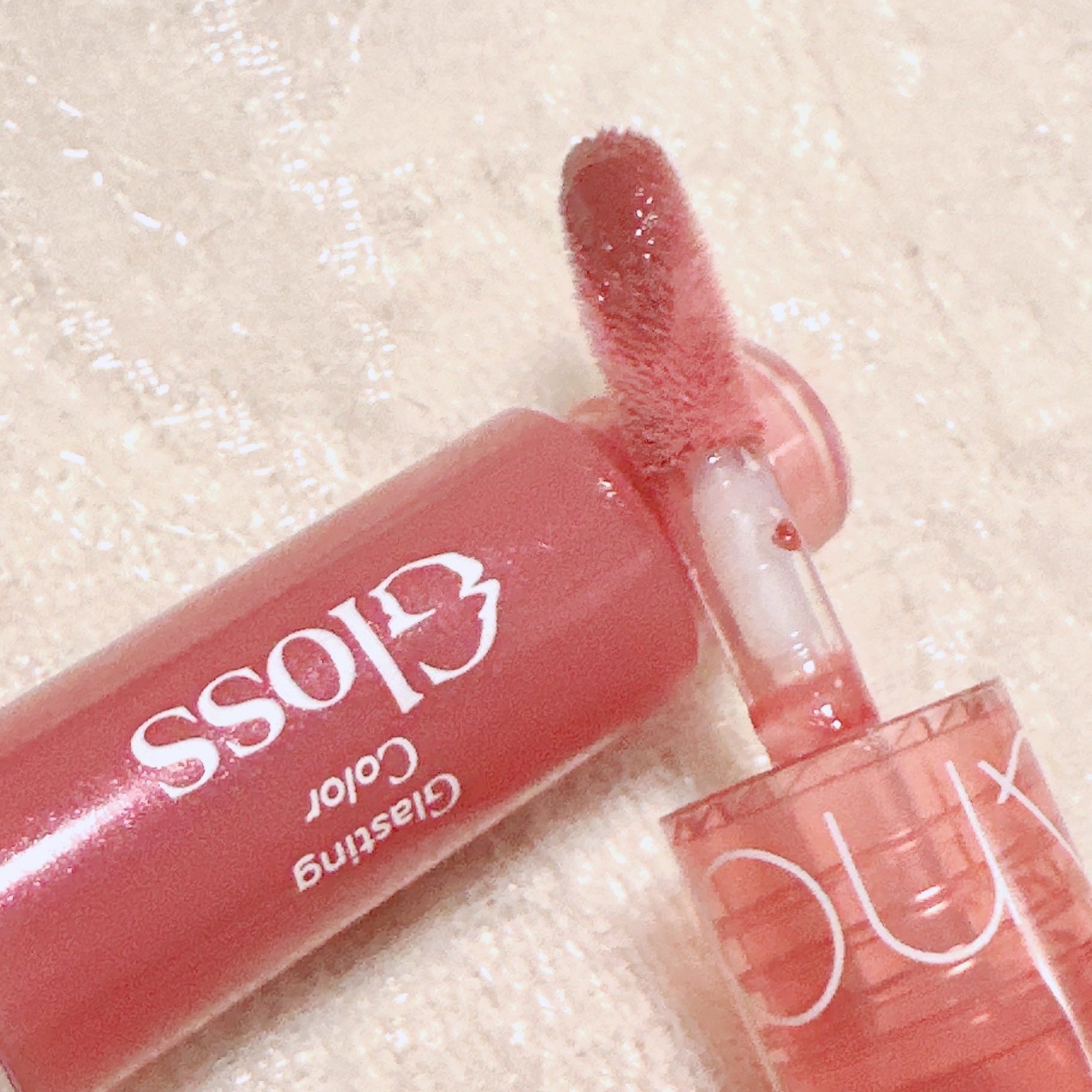 グラスティングカラーグロス/rom&nd/リップグロスを使ったクチコミ（2枚目）