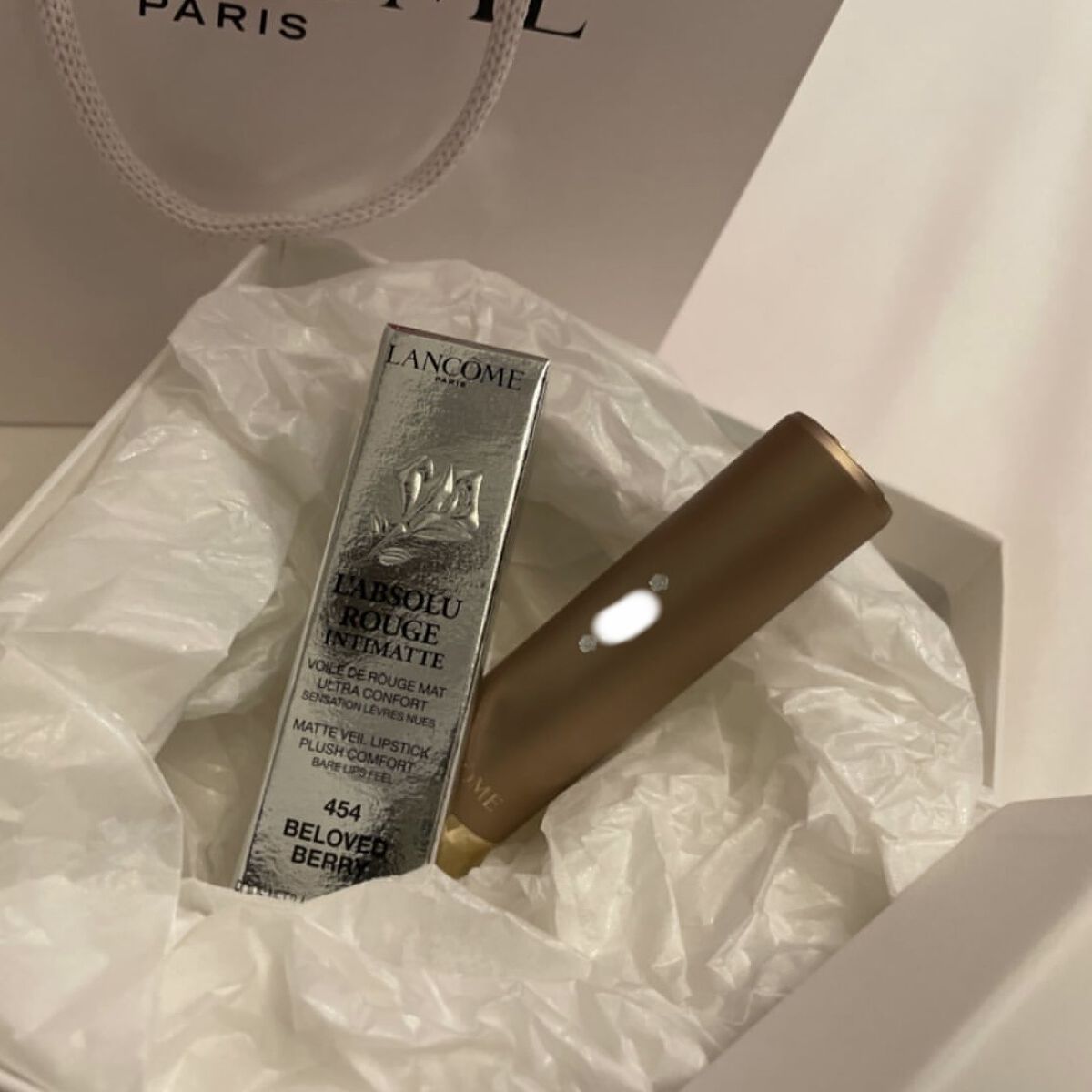 ラプソリュ ルージュ IM 888 #愛しのカシス/LANCOME/口紅を使ったクチコミ（1枚目）