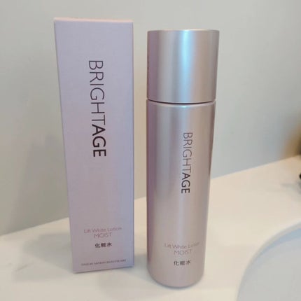 リフトホワイト ローション モイスト/BRIGHTAGE/化粧水を使ったクチコミ(4枚目)