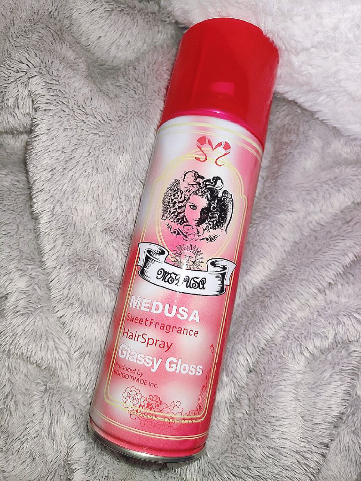 スウィートフレグランスヘアスプレー グラッシーグロス/メドゥーサ/ヘアスプレーを使ったクチコミ（1枚目）