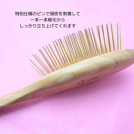 プレミアム FOXカッサ ウッド ヘアブラシ/SNOW FOX SKINCARE/メイクブラシを使ったクチコミ(4枚目)