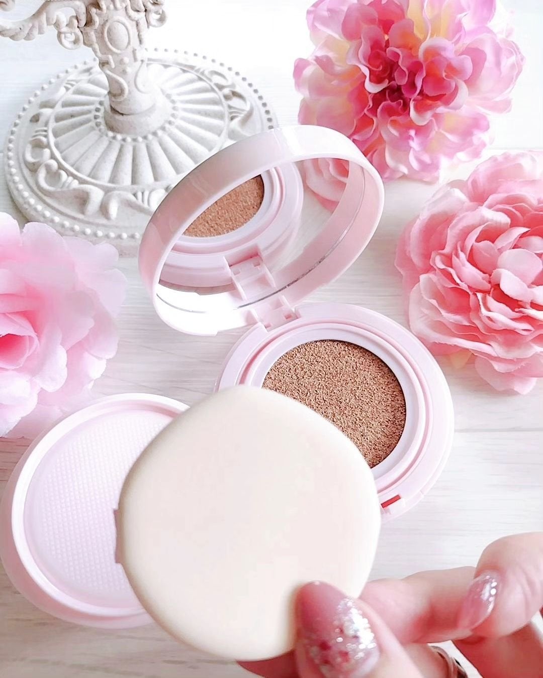 シルキーブラークッション/SELF BEAUTY/クッションファンデーションを使ったクチコミ(4枚目)