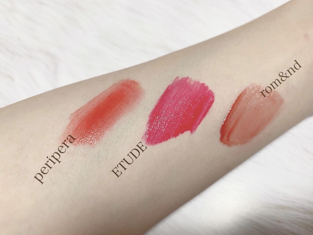 ディアダーリン オイルティント/ETUDE/リップグロスを使ったクチコミ（3枚目）