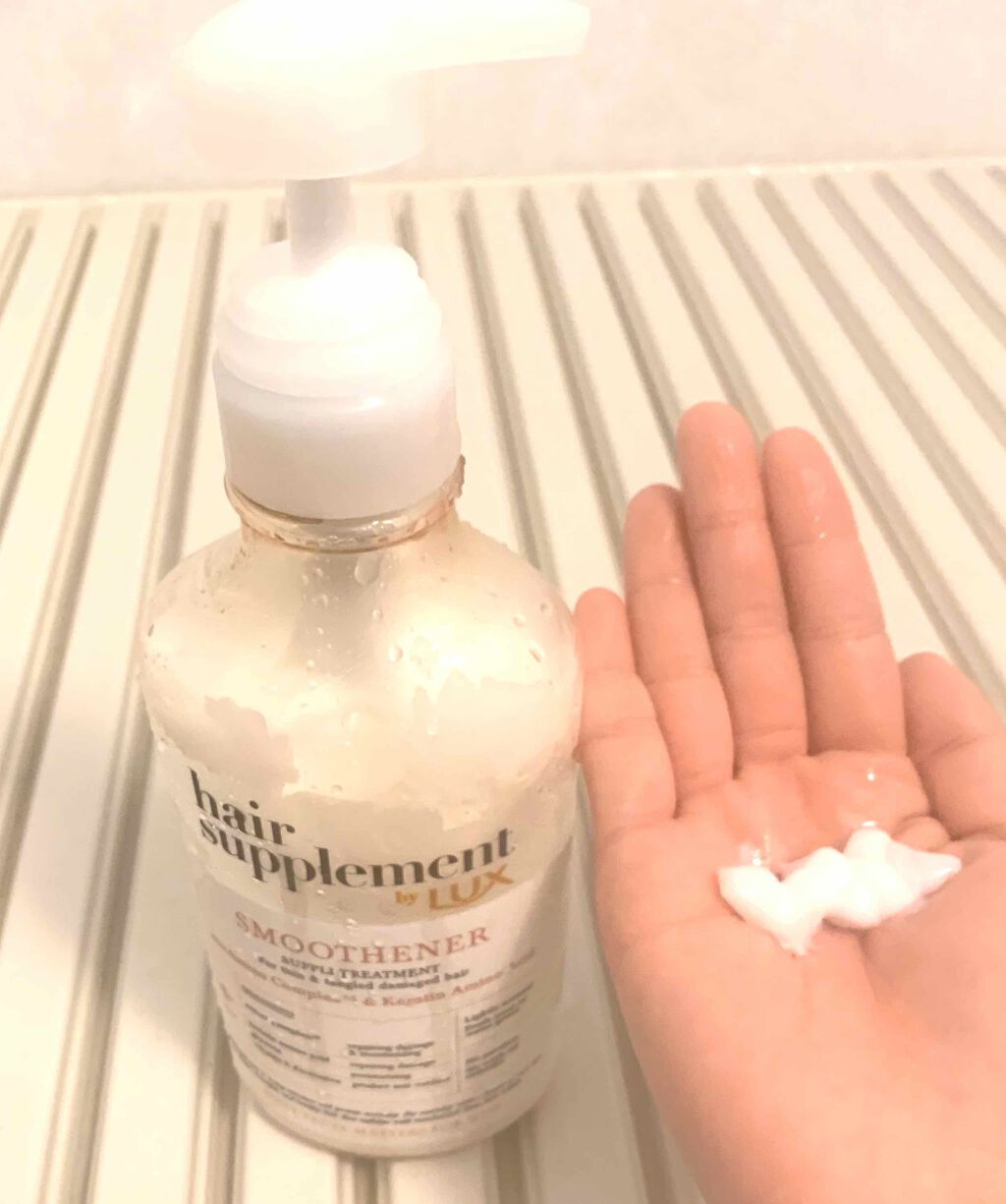 ヘアサプリ スムースナー サプリジェルシャンプー／サプリトリートメント/LUX/市販シャンプーを使ったクチコミ（3枚目）