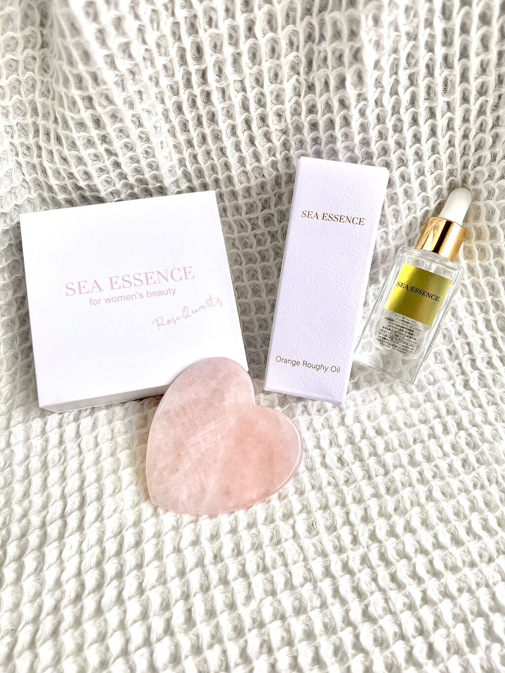 ローズクォーツ美顔プレート/SEA ESSENCE/美顔器・マッサージを使ったクチコミ（1枚目）