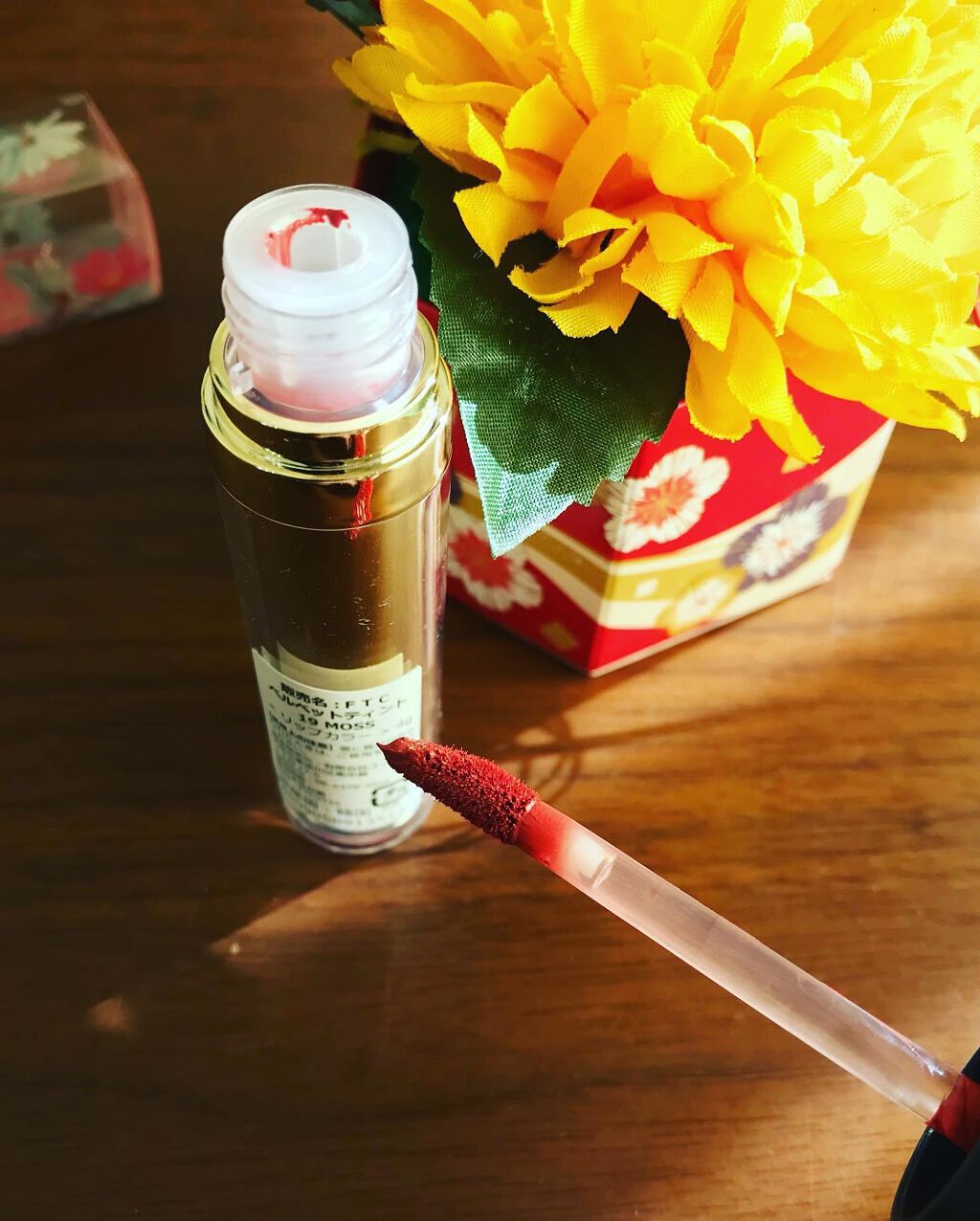 タトゥーベルベットティント/フォレンコス/リップティントを使ったクチコミ（3枚目）